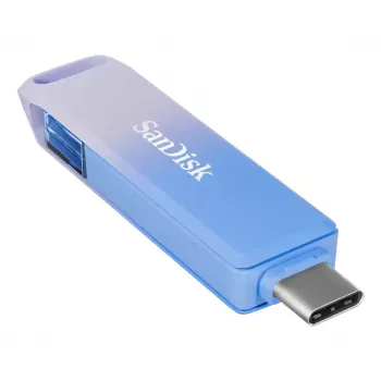 WESTERN DIGITAL SanDisk Creator Phone Drive - 128 GB USB-muistitikku - USB-C/Lightning - sininen