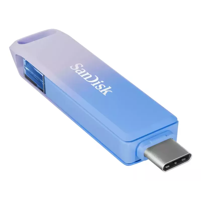 WESTERN DIGITAL SanDisk Creator Phone Drive - 128 GB USB-muistitikku - USB-C/Lightning - sininen