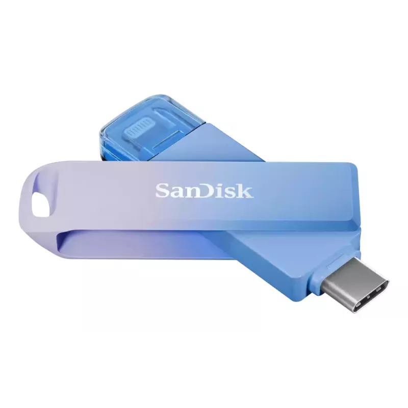 WESTERN DIGITAL SanDisk Creator Phone Drive - 128 GB USB-muistitikku - USB-C/Lightning - sininen