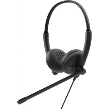 DELL WH125 -kuulokkeet johdollinen panta puhelut/musiikki USB Type-A musta