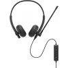 DELL WH125 -kuulokkeet johdollinen panta puhelut/musiikki USB Type-A musta