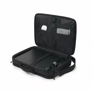 DICOTA Eco Multi Plus Base - 15-17.3in kannettavan tietokoneen laukku - musta / 300d Rpet polyesteri