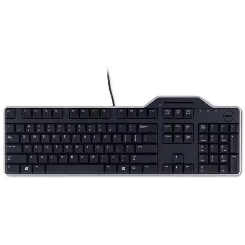 Näppäimistö DELL KB813 yleiskäyttöön USB QWERTZ German musta