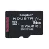 Kingston Technology 16GB microSDHC Industrial C10 A1 pSLC kortti + SD-sovitin