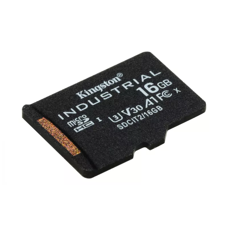 Kingston Technology 16GB microSDHC Industrial C10 A1 pSLC kortti + SD-sovitin