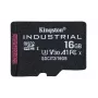 Kingston Technology 16GB microSDHC Industrial C10 A1 pSLC kortti yksittäispakkaus ilman sovitinta