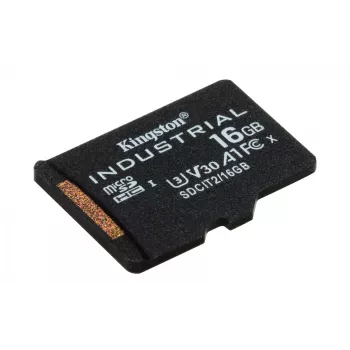 Kingston Technology 16GB microSDHC Industrial C10 A1 pSLC kortti yksittäispakkaus ilman sovitinta