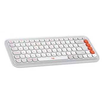 Logitech POP Icon Combo näppäimistö hiiri yleiskäyttöön Bluetooth QWERTY US International oranssi valkoinen