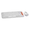 Logitech POP Icon Combo näppäimistö hiiri yleiskäyttöön Bluetooth QWERTY US International oranssi valkoinen