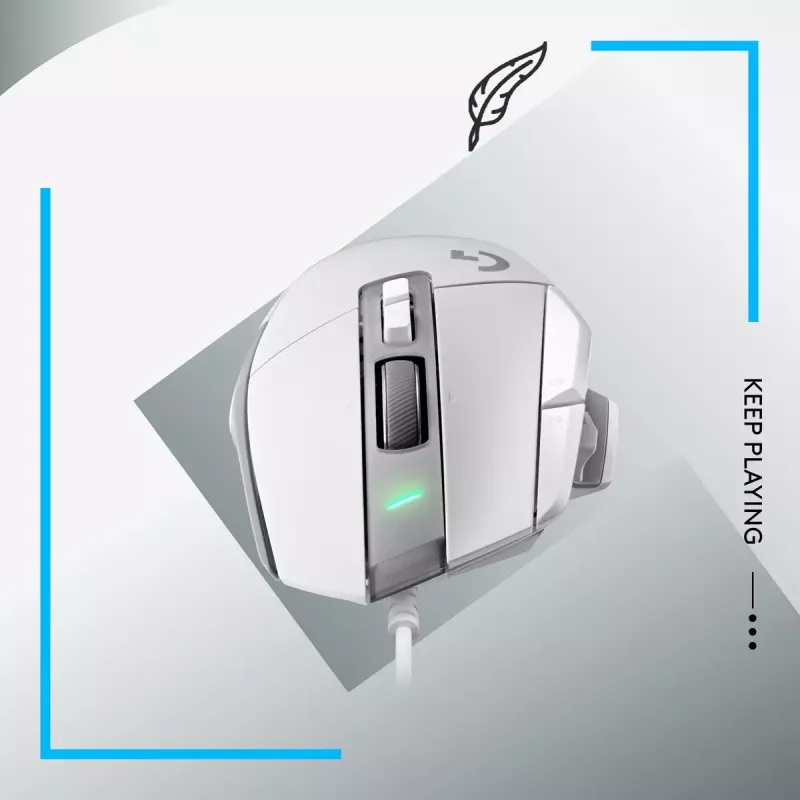 LOGITECH G502 X pelihiiri - USB - valkoinen
