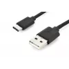 DIGITUS ASSMANN USB Type-C liitäntäkaapeli, Type-C - A M/M, 1m 3A, 480MB, versio 2.0, musta