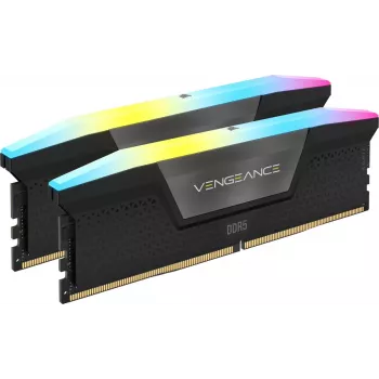 Corsair Vengeance RGB 32 GB (2x16 GB) DDR5-6000 CL38 muistisarja, musta