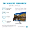 Näyttö HP M27fq 27 tuumaa Quad HD 2560x1440 IPS LCD, 300 cd/m², 75 Hz, 5 ms, hopea