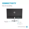 Näyttö HP M27fq 27 tuumaa Quad HD 2560x1440 IPS LCD, 300 cd/m², 75 Hz, 5 ms, hopea