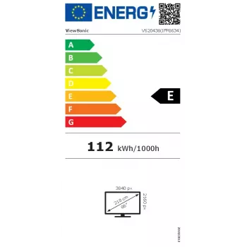 Viewsonic IFP8634 interaktiivinen valkotaulu 2,18 m (86 tuumaa) 3840 x 2160 pikseliä kosketusnäyttö musta