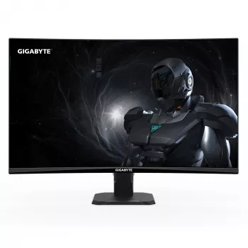 GIGABYTE GS27FC2 27 tuumaa FHD kaareva pelinäyttö – 1920 x 1080, 240 Hz, 1, 350 cd/m², HDR Ready, HDMI 2.0, DisplayPort 1.4