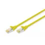 DIGITUS verkkokaapeli - CAT6a - S/FTP - Snagless - Cu - 1m - keltainen