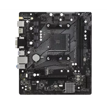 ASRock emolevy A520M-HVS AM4 AMD A520 2 x DDR4 USB 3.2 SATA 3 7.1ch HD Audio mATX