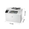HP Color LaserJet Pro MFP M183fw, laser, värivedostus, 600 x 600 DPI, A4, suoratulostus, valkoinen