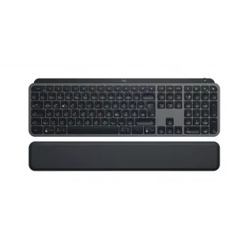 LOGITECH MX Keys S näppäimistö grafiitti rannetuki QWERTZ saksa