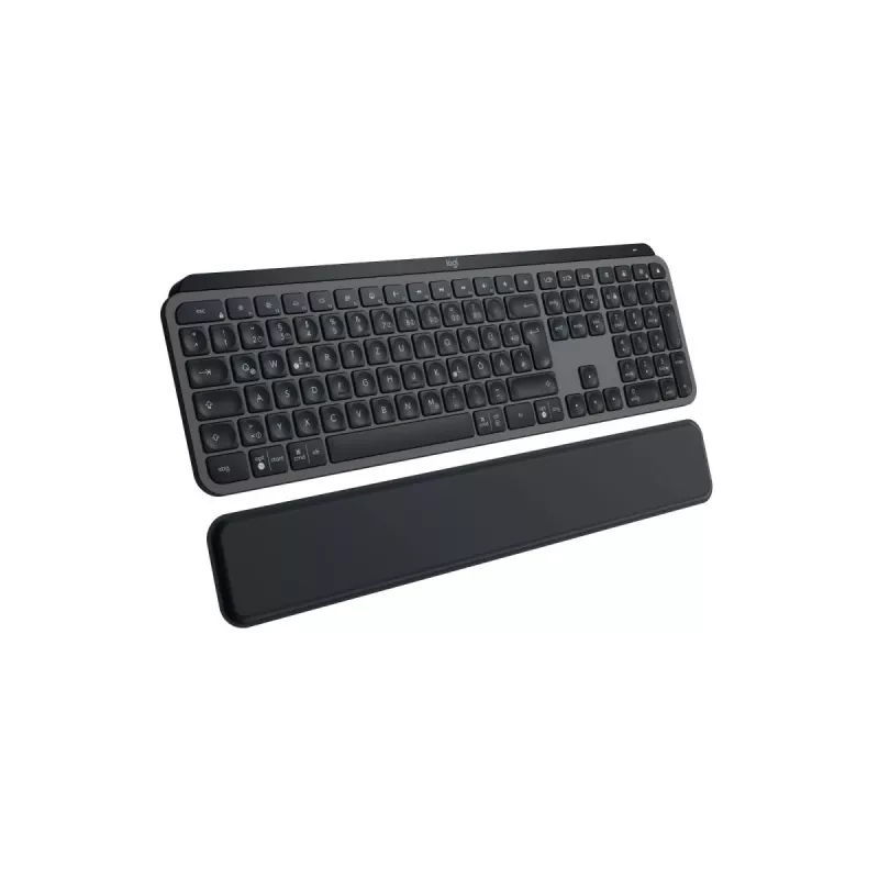 LOGITECH MX Keys S näppäimistö grafiitti rannetuki QWERTZ saksa