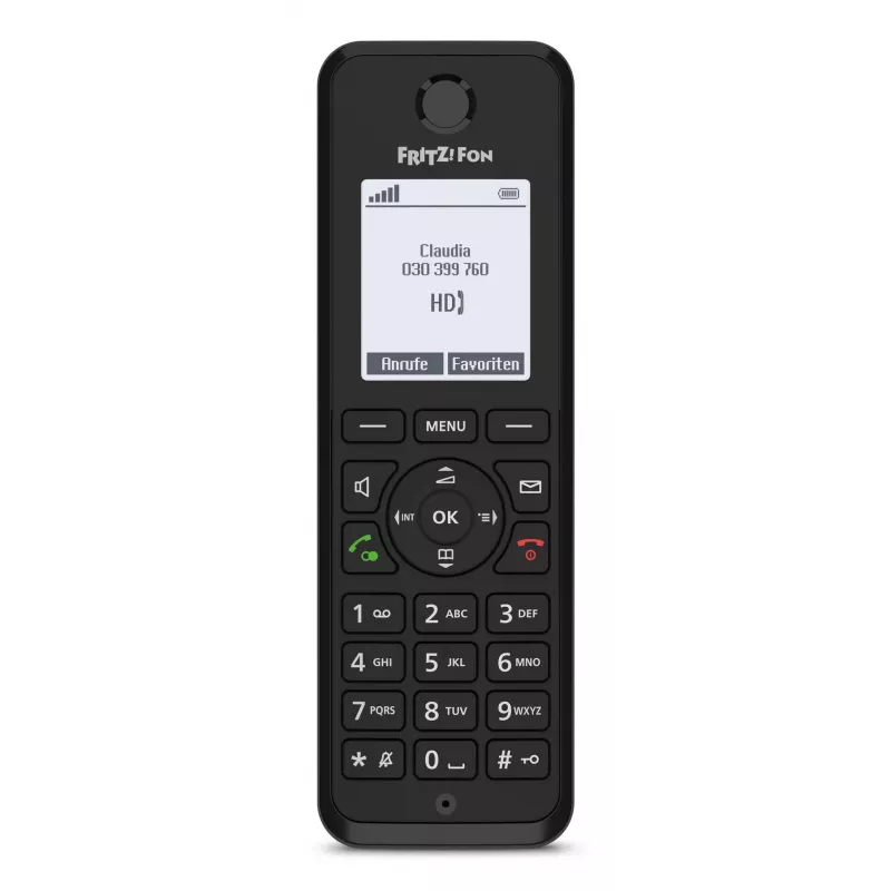 DECT-puhelin FRITZ Fon M3 langaton luuri numeronäyttö musta