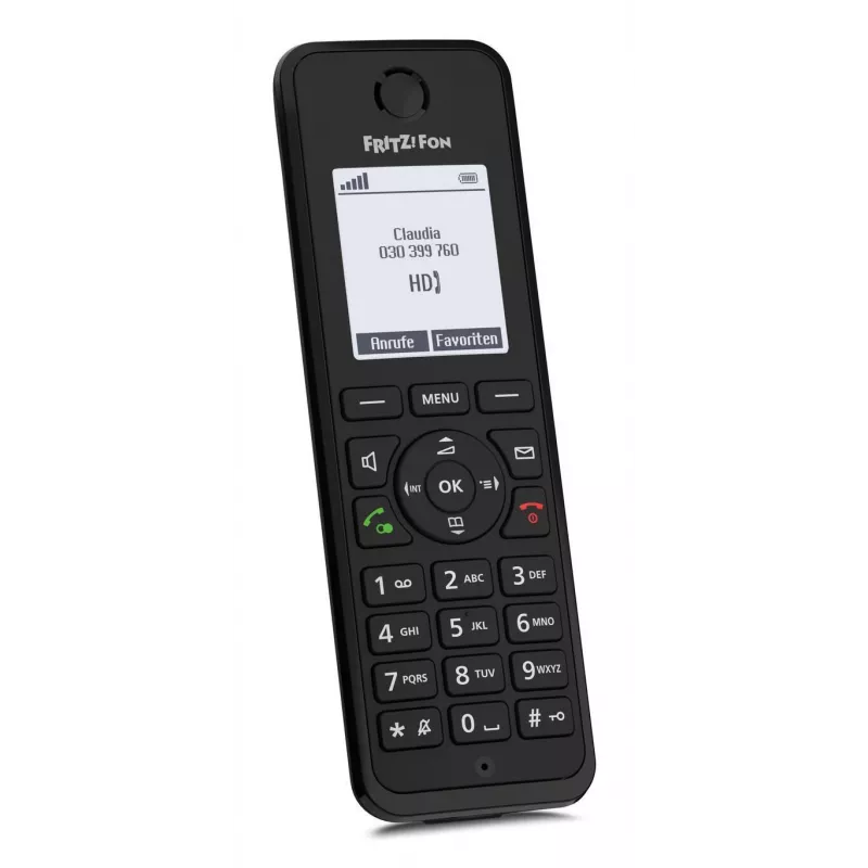 DECT-puhelin FRITZ Fon M3 langaton luuri numeronäyttö musta