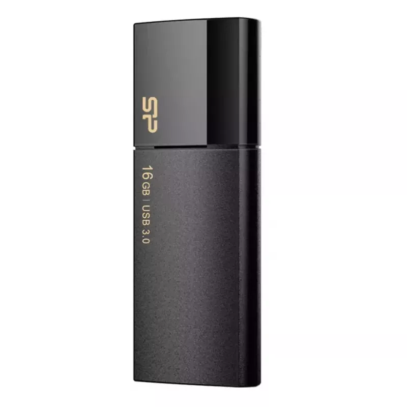 Silicon Power Blaze B05 USB-muistitikku, 16 GB, USB 3.0, musta