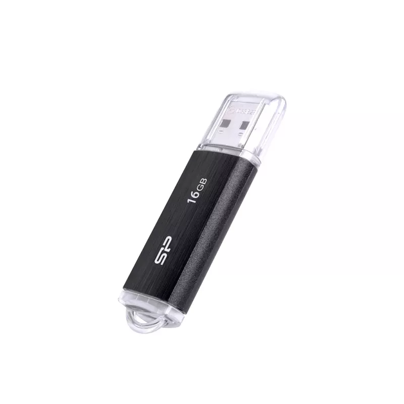 SILICON POWER Ultima U02 - 16GB USB-muistitikku - USB 2.0 - musta (moq-30)