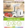 Lihamylly Mesko Home MS 4805 600 W valkoinen