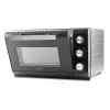 Caso TO 20 Design-Oven sähköinen minipaistinuuni, 20 l, 1500 W, kiertoilma, vartaasaate, ajastin, enintään 230 °C, viileä kotelo, musta