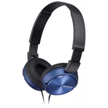 Sony MDR-ZX310, langallinen, 10 - 24000 Hz, musiikki, 125 g, kuulokkeet, sininen