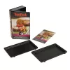Tefal XA800912 French toast -levyt SW852-voileipägrilliin, mustat