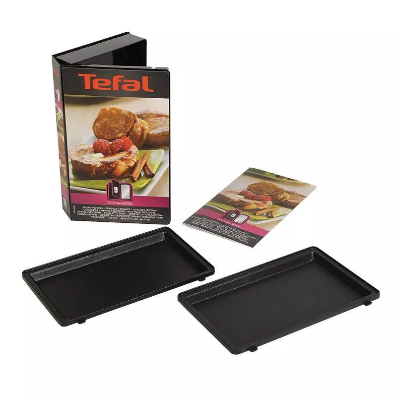 Tefal XA800912 French toast -levyt SW852-voileipägrilliin, mustat