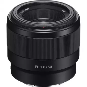 Objektiivi Sony FE 50mm F1.8 SLR musta SEL50F18F.SYX