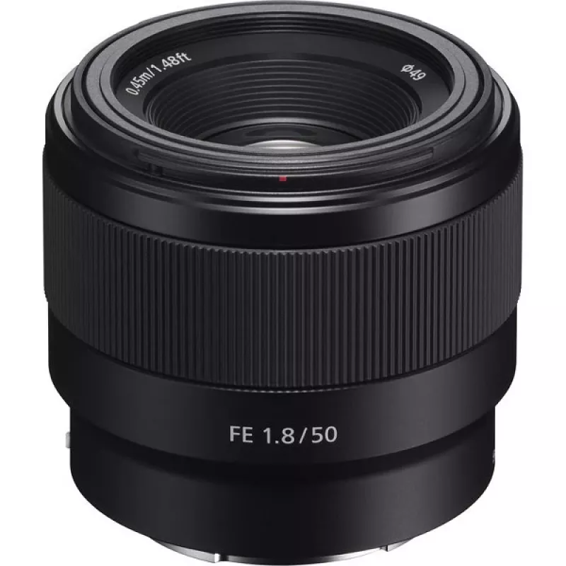 Objektiivi Sony FE 50mm F1.8 SLR musta SEL50F18F.SYX