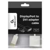 Videokaapeliadapteri GEMBIRD DisplayPort–HDMI Type-A 0,1 m valkoinen