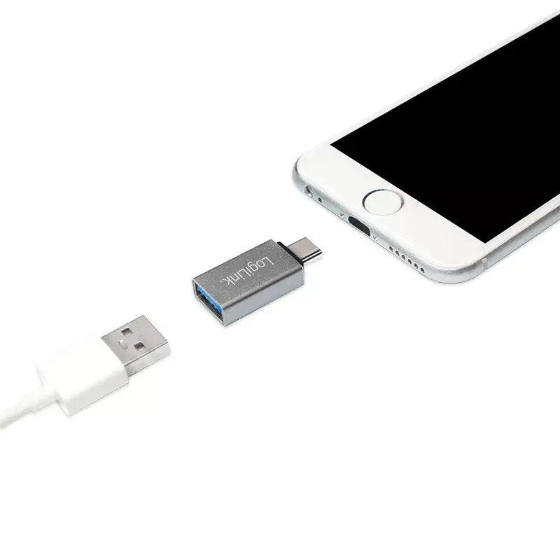 Kaapeliadapteri LogiLink AU0040 USB 3.1 C USB 3.0 A Micro USB 2.0 alumiini
