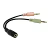 Audiokaapeli LogiLink CA0020 0,15 m 3,5 mm 2 x 3,5 mm musta