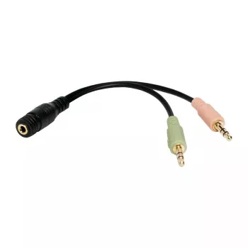 Audiokaapeli LogiLink CA0020 0,15 m 3,5 mm 2 x 3,5 mm musta