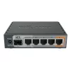 MikroTik RB760iGS hEX S langallinen reititin, 5x Gigabit RJ45, 1x SFP, 1x USB 2.0, PoE-lähtö, musta