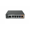 MikroTik RB760iGS hEX S langallinen reititin, 5x Gigabit RJ45, 1x SFP, 1x USB 2.0, PoE-lähtö, musta