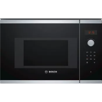 Bosch Serie 4 BFL523MS0 mikroaaltouuni musta, ruostumaton teräs Solo-mikroaaltouuni kalusteisiin 20 L 800 W