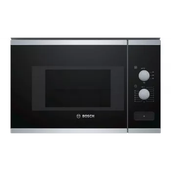 Bosch BFL520MS0 mikroaaltouuni musta, ruostumaton teräs yhdistelmämikroaaltouuni kalusteisiin 20 l 800 W