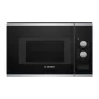 Bosch BFL520MS0 mikroaaltouuni musta, ruostumaton teräs yhdistelmämikroaaltouuni kalusteisiin 20 l 800 W