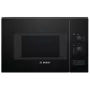 Kalusteisiin asennettava Solo-mikroaaltouuni Bosch Serie 4 BFL520MB0 — 800 W, 20 l, kiertosäädin, musta