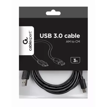 GEMBIRD USB 2.0 Type-A - Type-C -kaapeli (AM/CM), 3 m