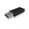 ICY BOX IB-CB015 USB Type-C 3.1 (Gen 2) USB Type-A 3.1 (Gen 2) musta