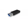 ICY BOX IB-CB015 USB Type-C 3.1 (Gen 2) USB Type-A 3.1 (Gen 2) musta