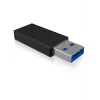ICY BOX IB-CB015 USB Type-C 3.1 (Gen 2) USB Type-A 3.1 (Gen 2) musta